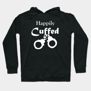 Happily Cuffed Boyfriend Girlfriend Relationship Hoodie